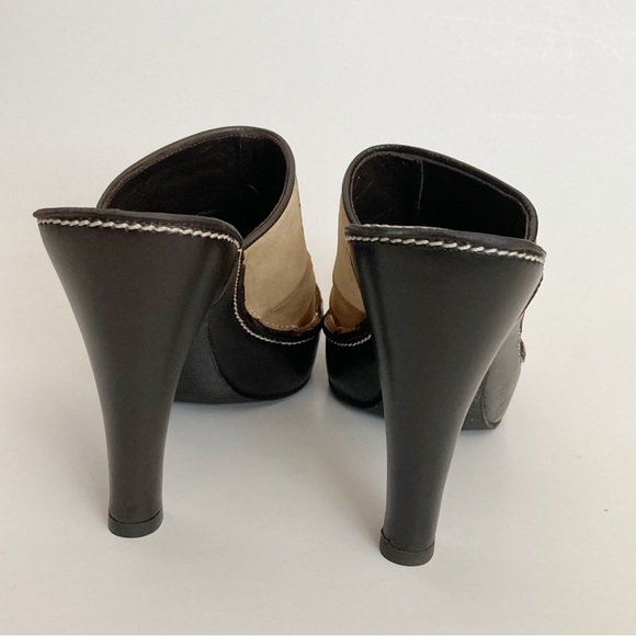 Coach Kieran Patchwork Slip On Clogs - Picture 6 of 9